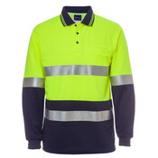 JB's Hi Vis Long Sleeve (D+N) Traditional Polo