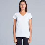 Wo's Bevel V Neck Tee (Clearance)